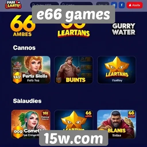 Jogadores elogiam interface intuitiva do e66 games